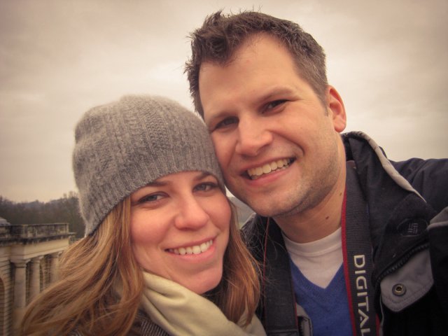 Julia and myself at Versailles